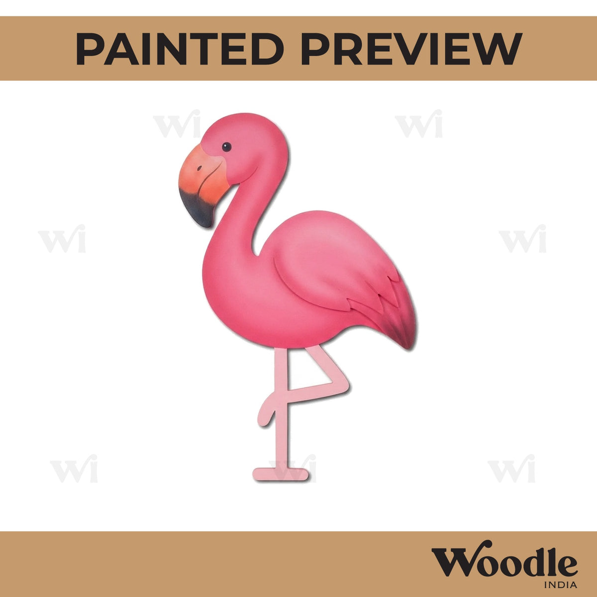 Flamingo Cutout MDF Design 3