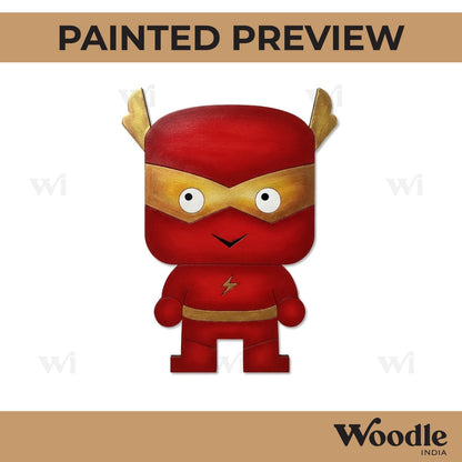 Flash Cartoon Pre Marked MDF Design 1