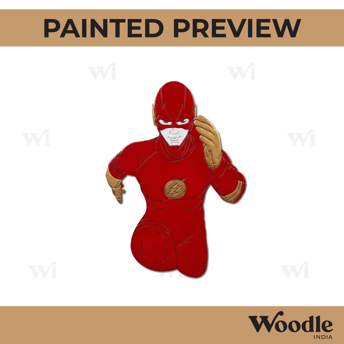 Flash DC Pre Marked MDF Design 1