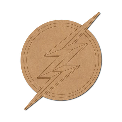 Flash Logo DC Pre Marked MDF Design 1
