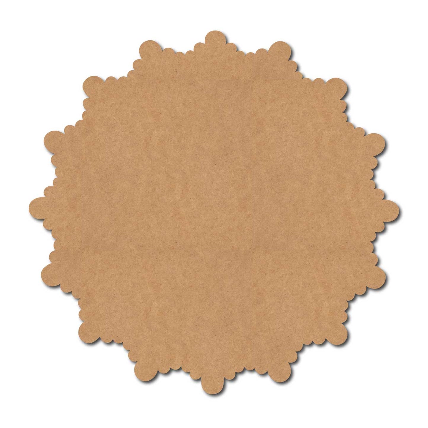 Floral Base Cutout MDF Design 1