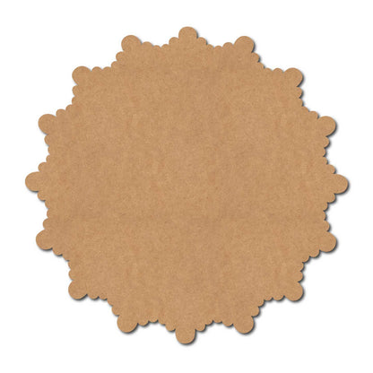Floral Base Cutout MDF Design 1