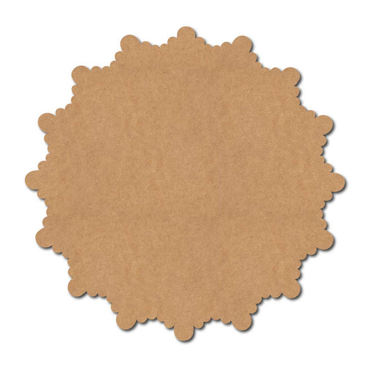 Floral Base Cutout MDF Design 1
