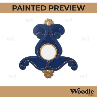 Floral Diya Tealight Holder MDF Design 4