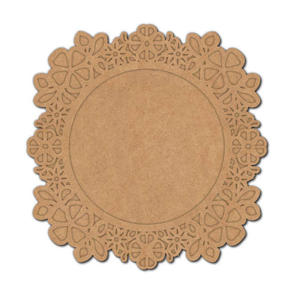 Floral Diya Tealight Holder MDF Design 5