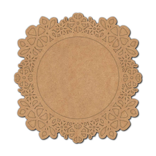 Floral Diya Tealight Holder MDF Design 5