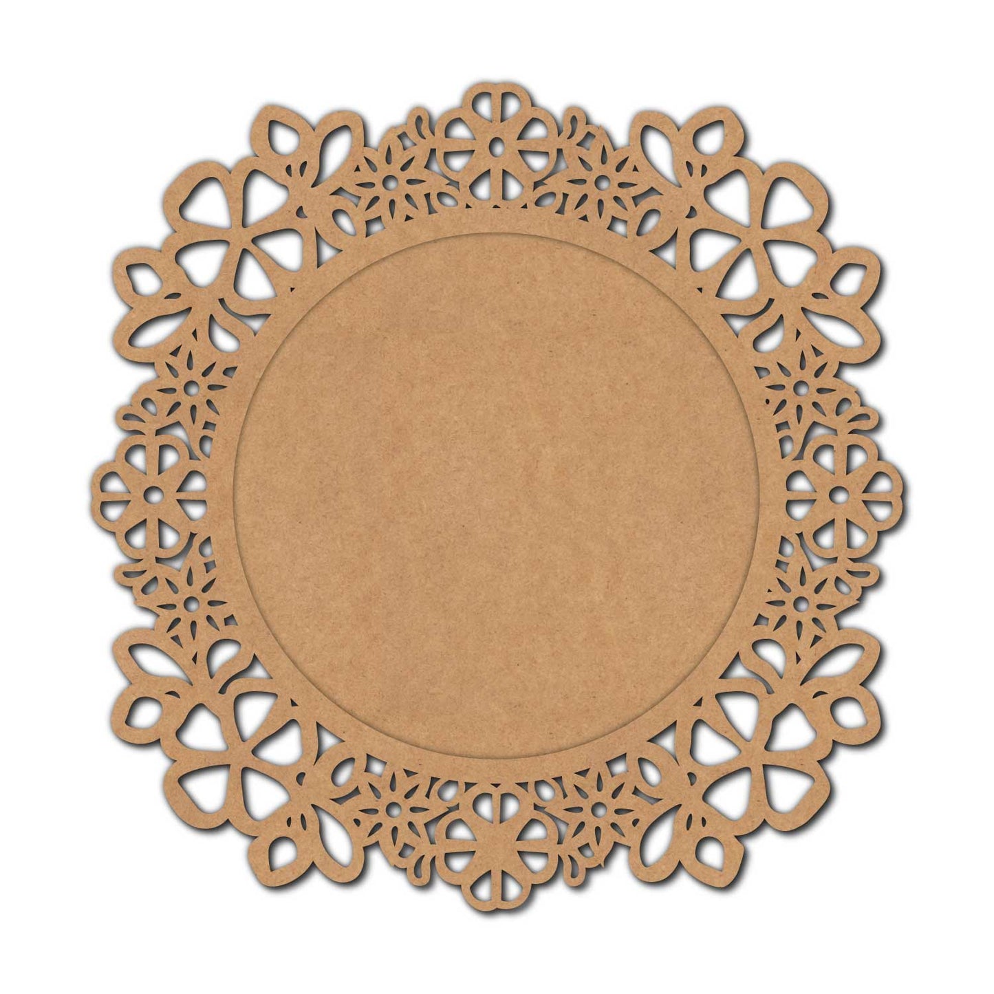 Floral Diya Tealight Holder MDF Design 6