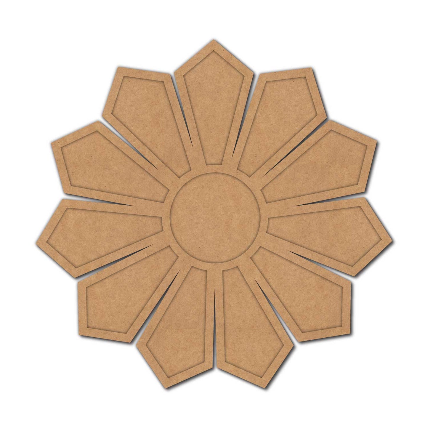 Floral Diya Tealight Holder MDF Design 7