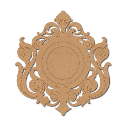 Floral Diya Tealight Holder Pre Marked MDF Design 26