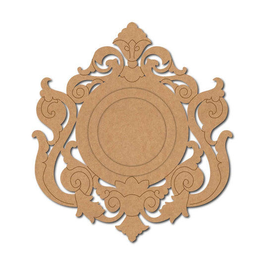 Floral Diya Tealight Holder Pre Marked MDF Design 26