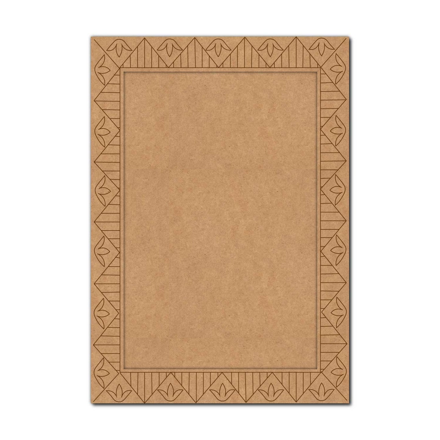 Floral Frame Pre Marked MDF Design 1
