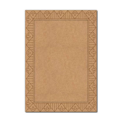 Floral Frame Pre Marked MDF Design 1