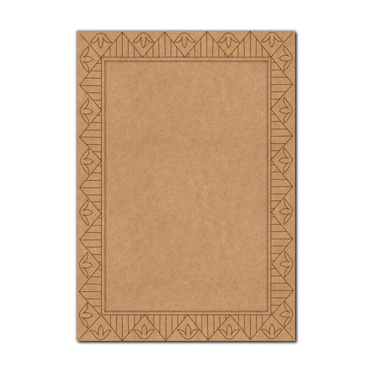 Floral Frame Pre Marked MDF Design 1