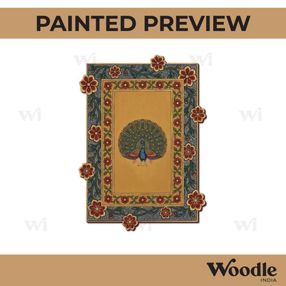 Floral Frame Pre Marked MDF Design 2