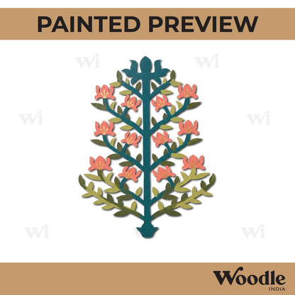 Floral Motif Cutout MDF Design 1