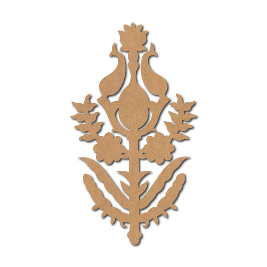 Floral Motif Cutout MDF Design 2