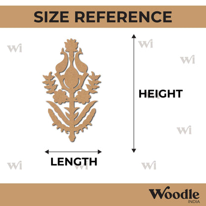 Floral Motif Cutout MDF Design 2