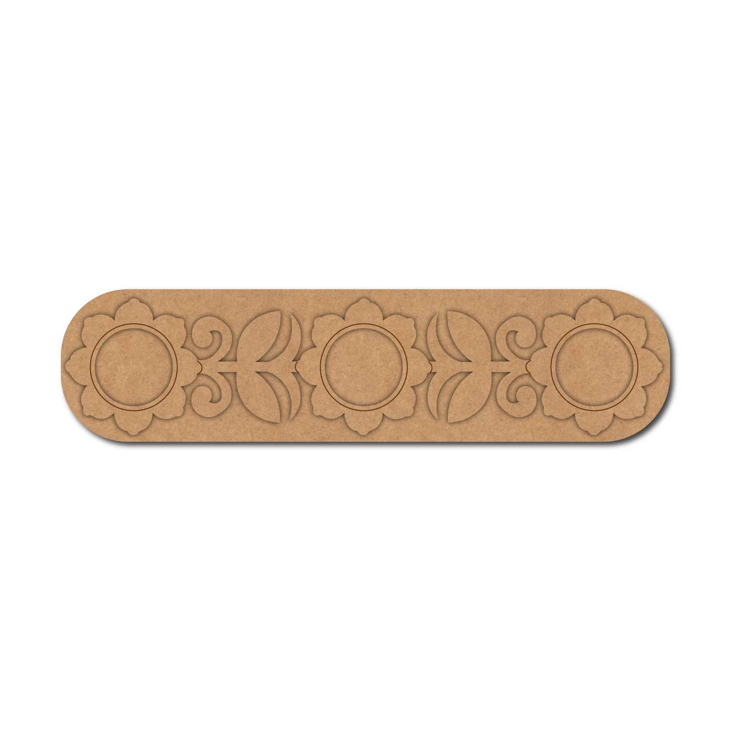 Floral Multiple Diya Tealight Holder Pre Marked MDF Design 3