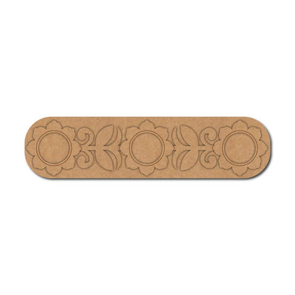 Floral Multiple Diya Tealight Holder Pre Marked MDF Design 3