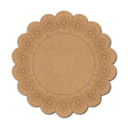 Floral Pre Marked Base MDF Design 2