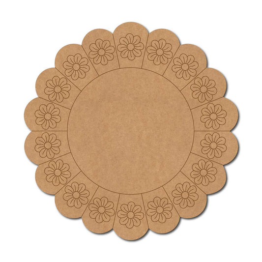 Floral Pre Marked Base MDF Design 2