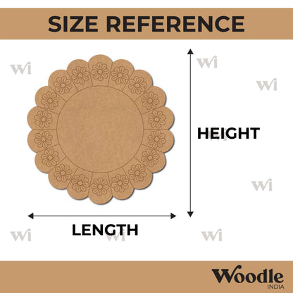 Floral Pre Marked Base MDF Design 2