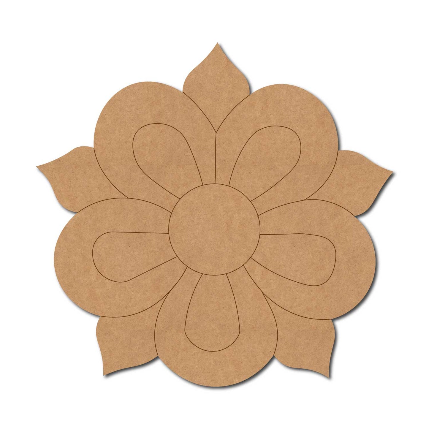 Floral Pre Marked Base MDF Design 3