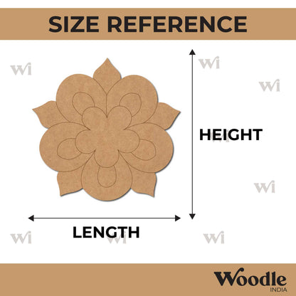 Floral Pre Marked Base MDF Design 4