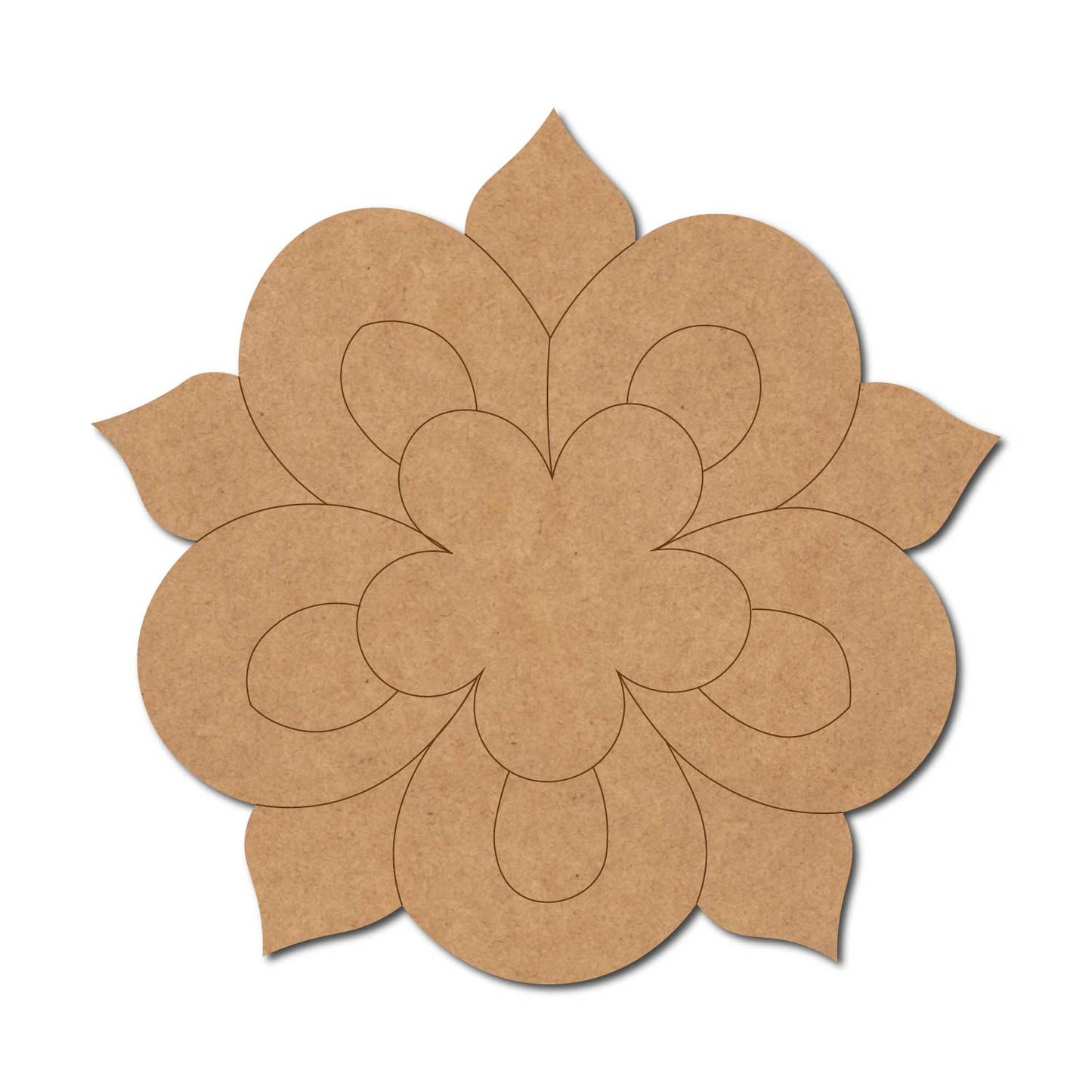 Floral Pre Marked Base MDF Design 4
