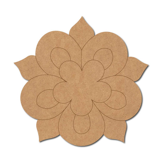 Floral Pre Marked Base MDF Design 4
