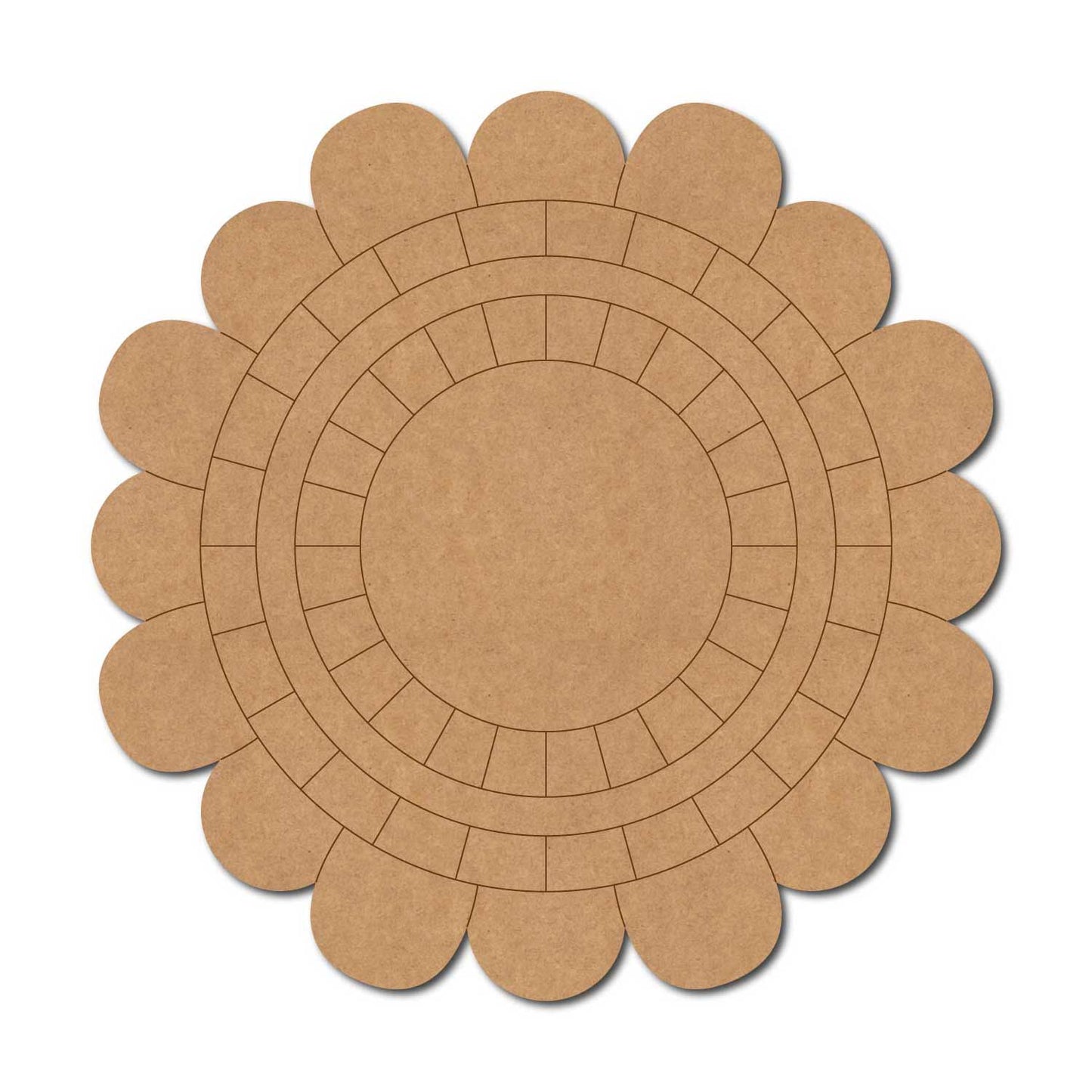 Floral Pre Marked Base MDF Design 6