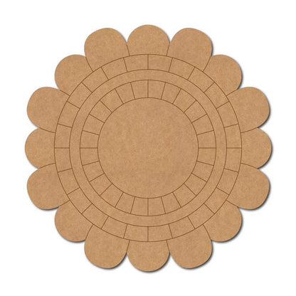 Floral Pre Marked Base MDF Design 6