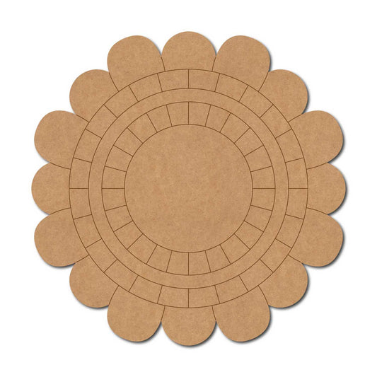 Floral Pre Marked Base MDF Design 6
