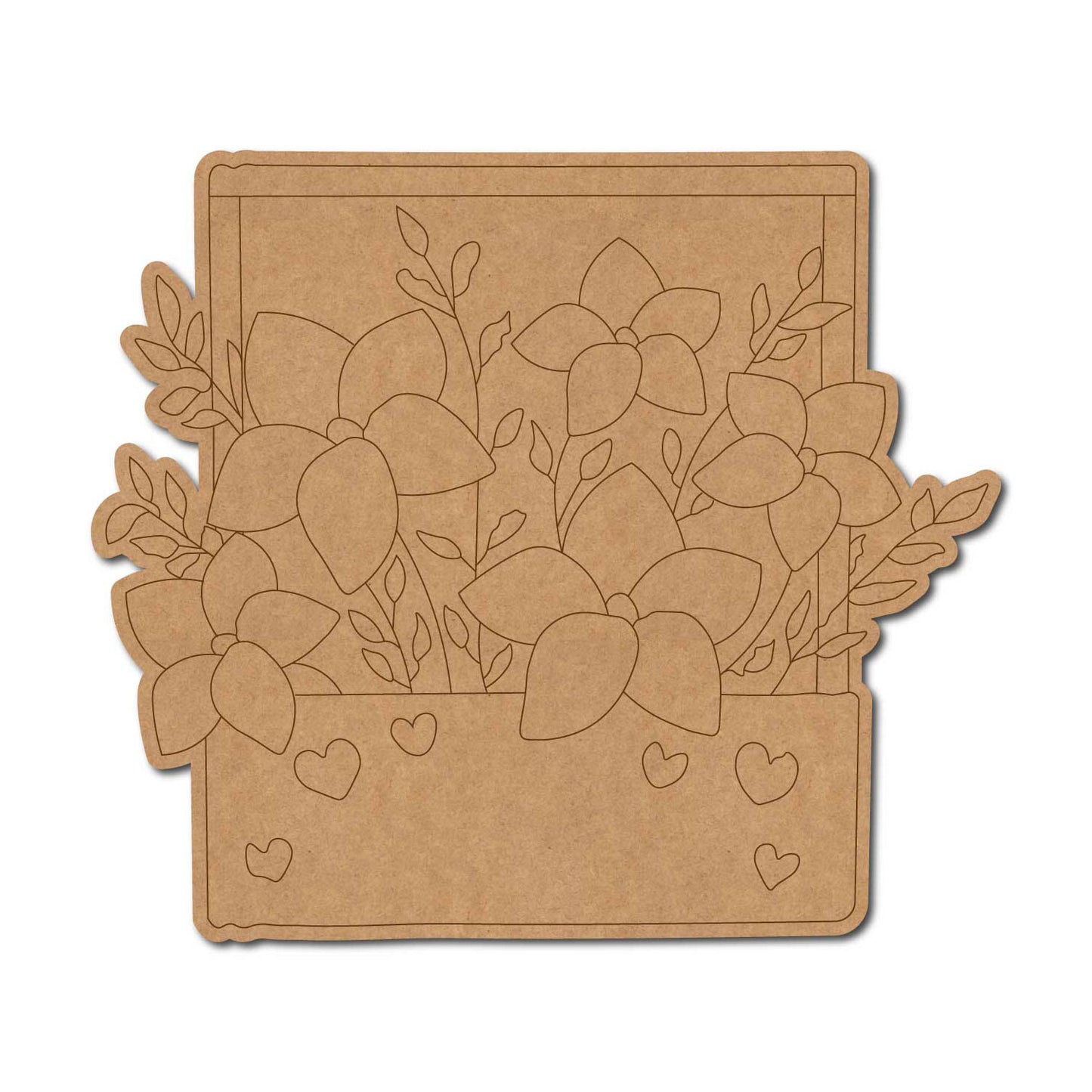 Floral Pre Marked Base MDF Design 7