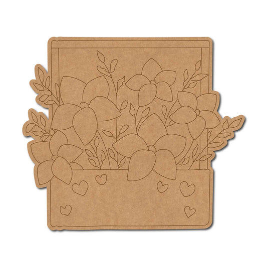 Floral Pre Marked Base MDF Design 7