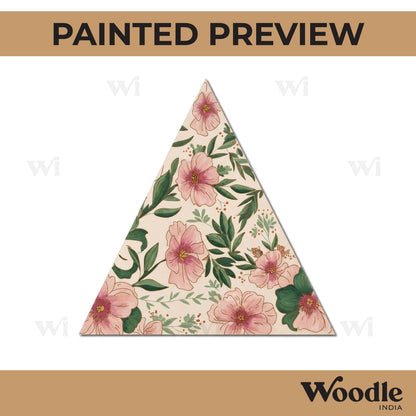 Floral Pre Marked Triangle Base MDF Design 1