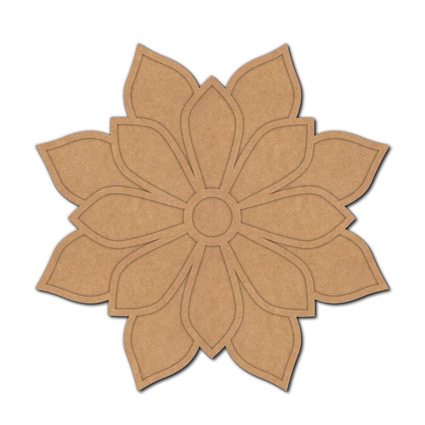 Floral Reusable Rangoli Base MDF Design 1