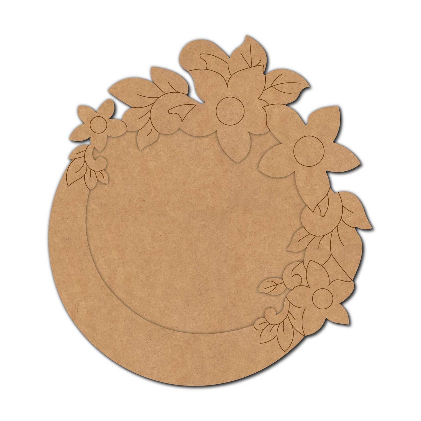 Floral Two Layered Base MDF Design 1