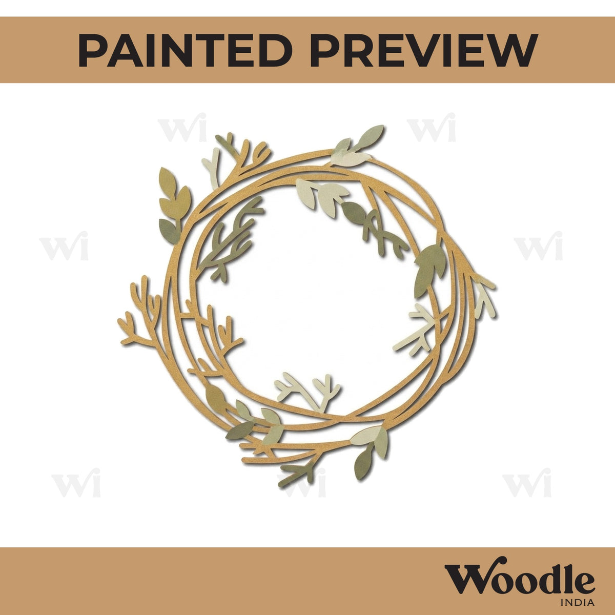 Floral Cutout MDF Design 2