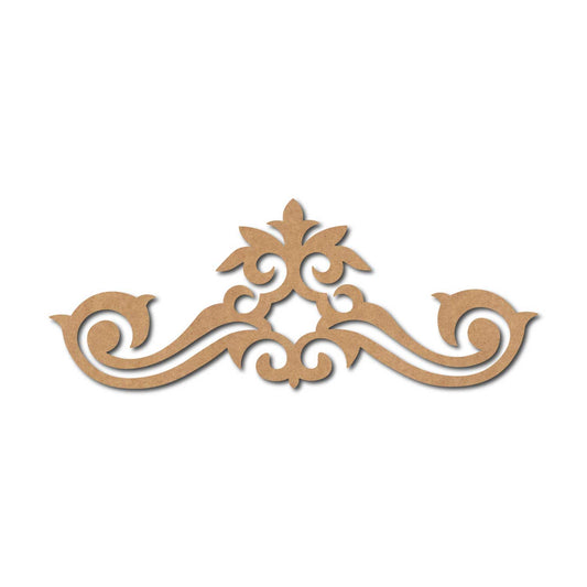 Flourish Cutout MDF Design 10