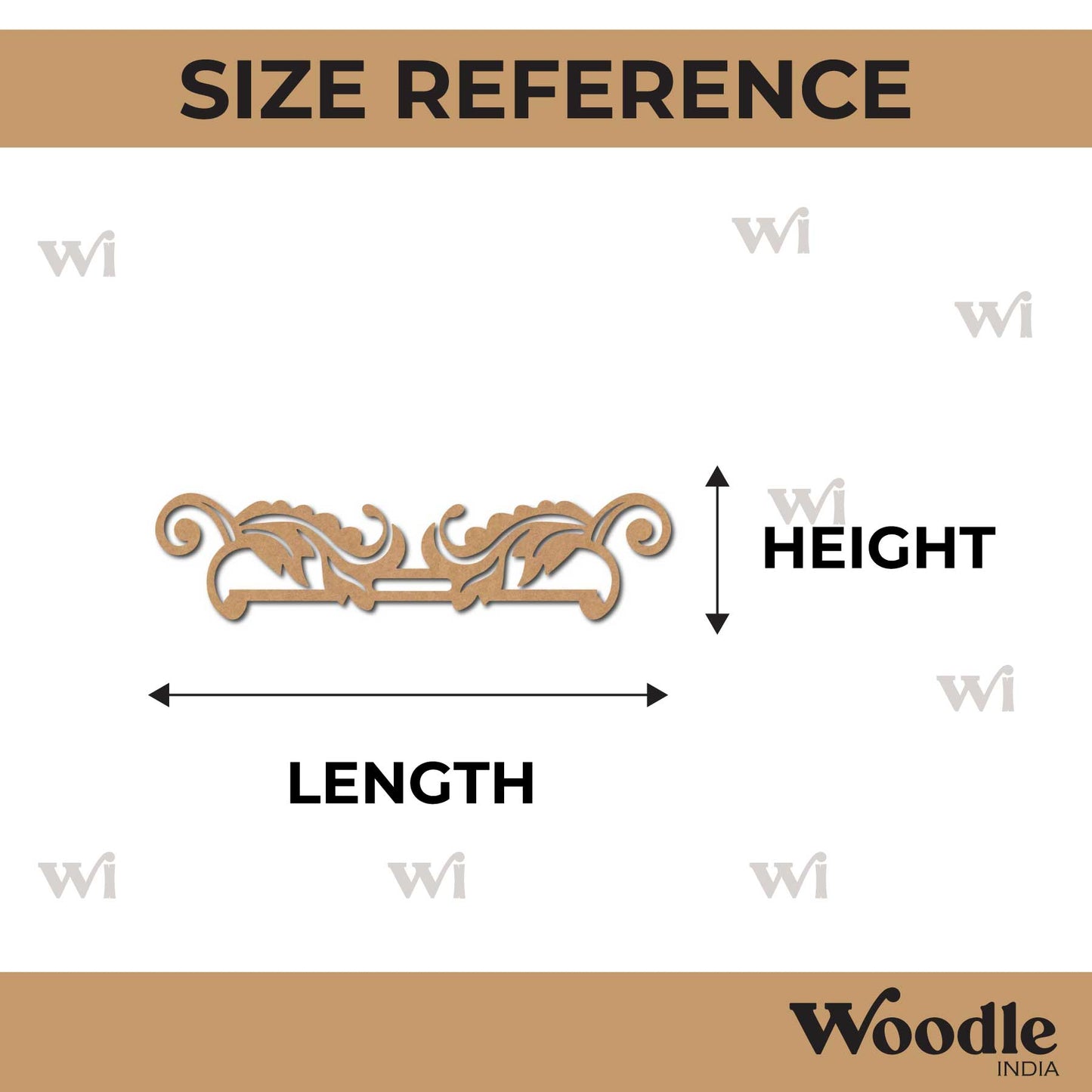 Flourish Cutout MDF Design 11