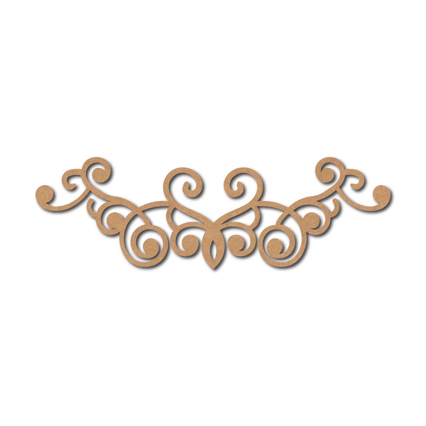 Flourish Cutout MDF Design 12