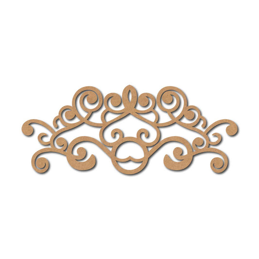 Flourish Cutout MDF Design 13