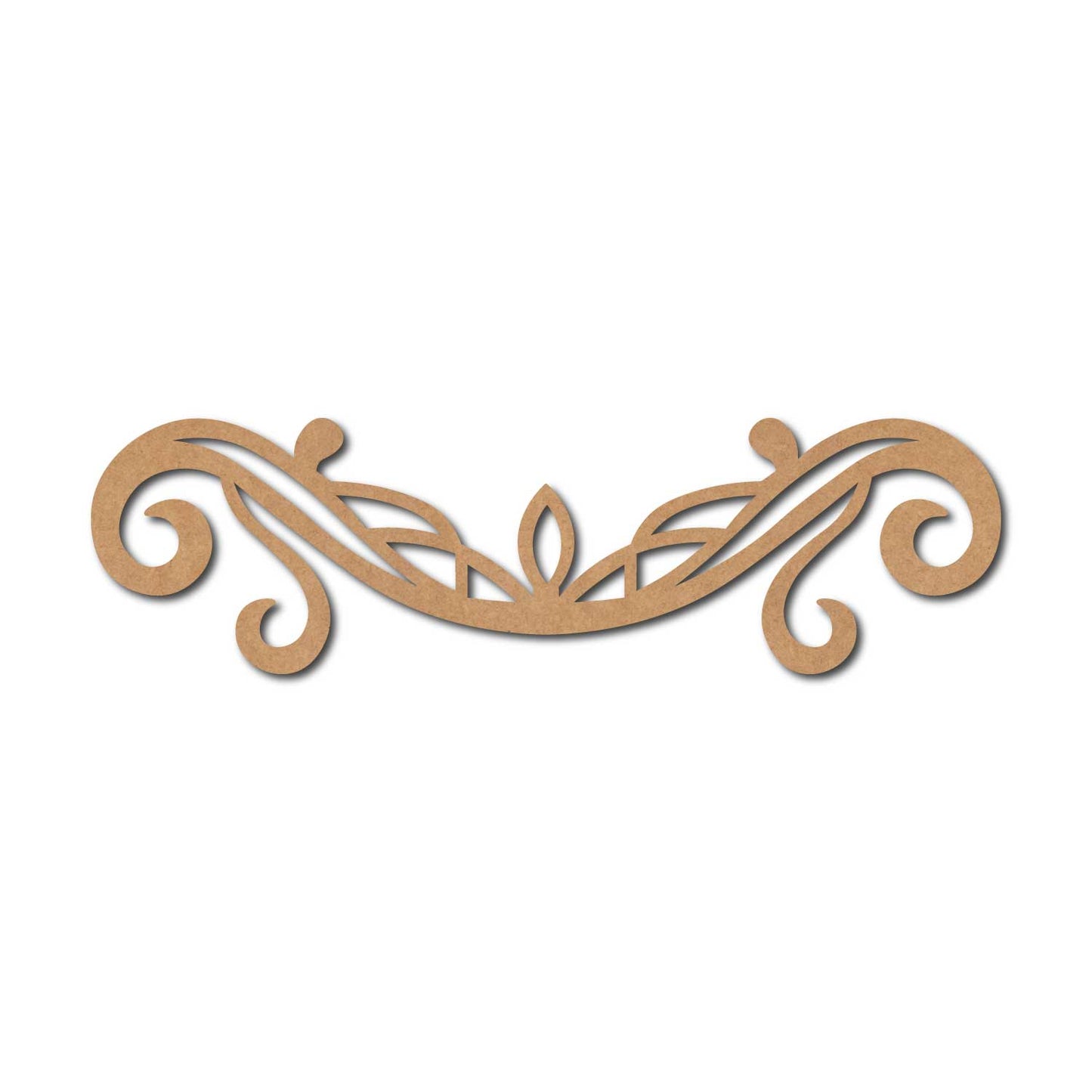 Flourish Cutout MDF Design 14