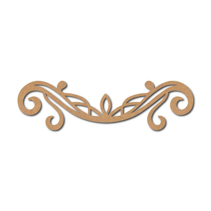 Flourish Cutout MDF Design 14