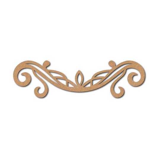 Flourish Cutout MDF Design 14