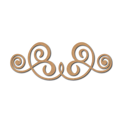 Flourish Cutout MDF Design 15