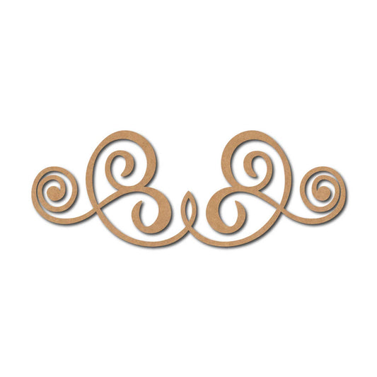 Flourish Cutout MDF Design 15
