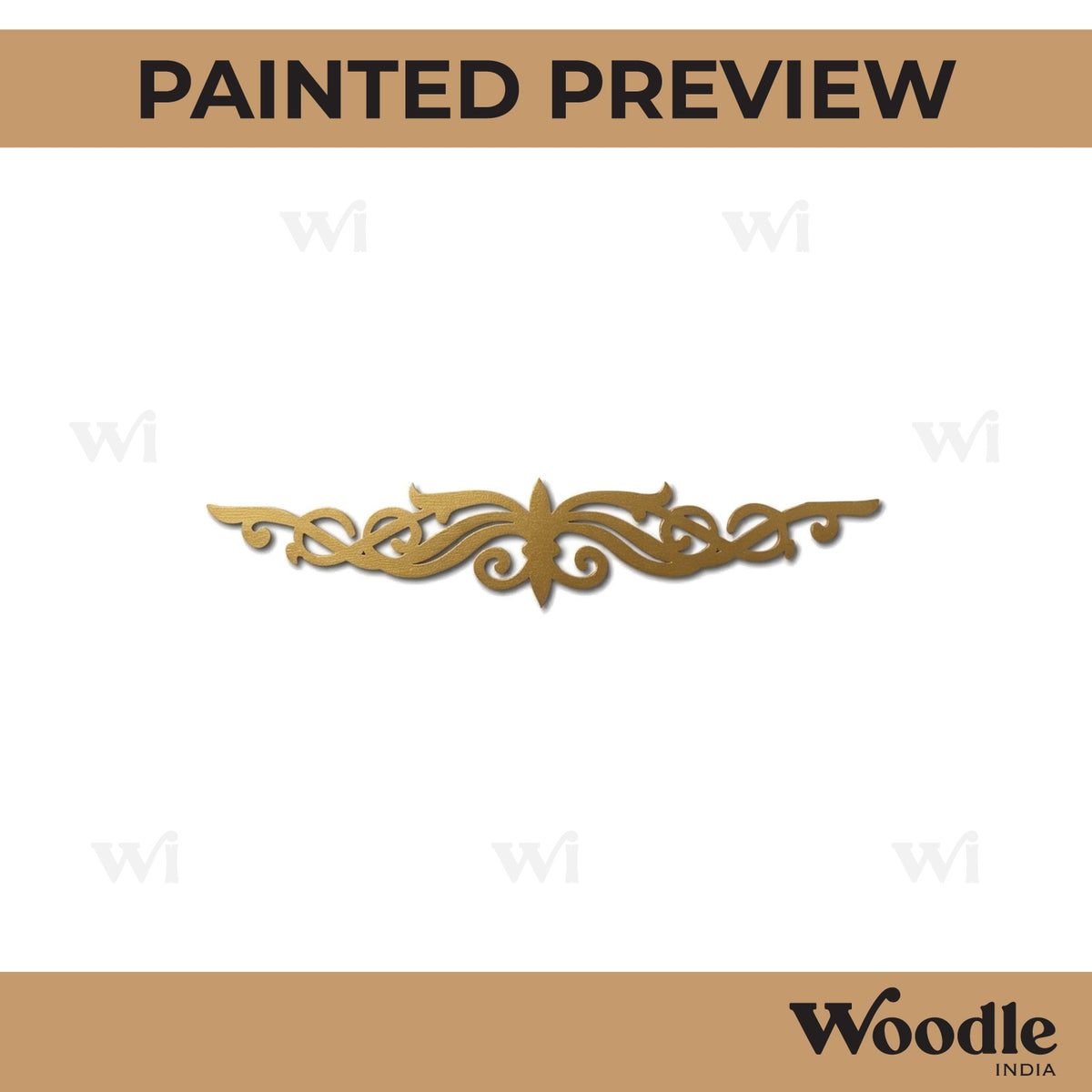 Flourish Cutout MDF Design 16