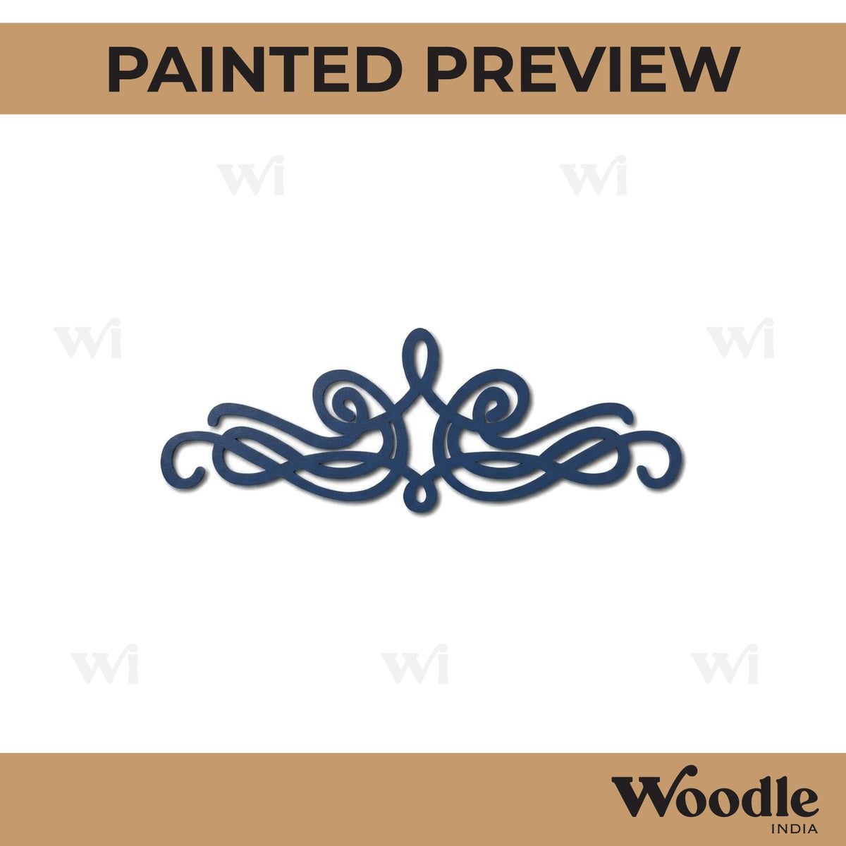 Flourish Cutout MDF Design 17